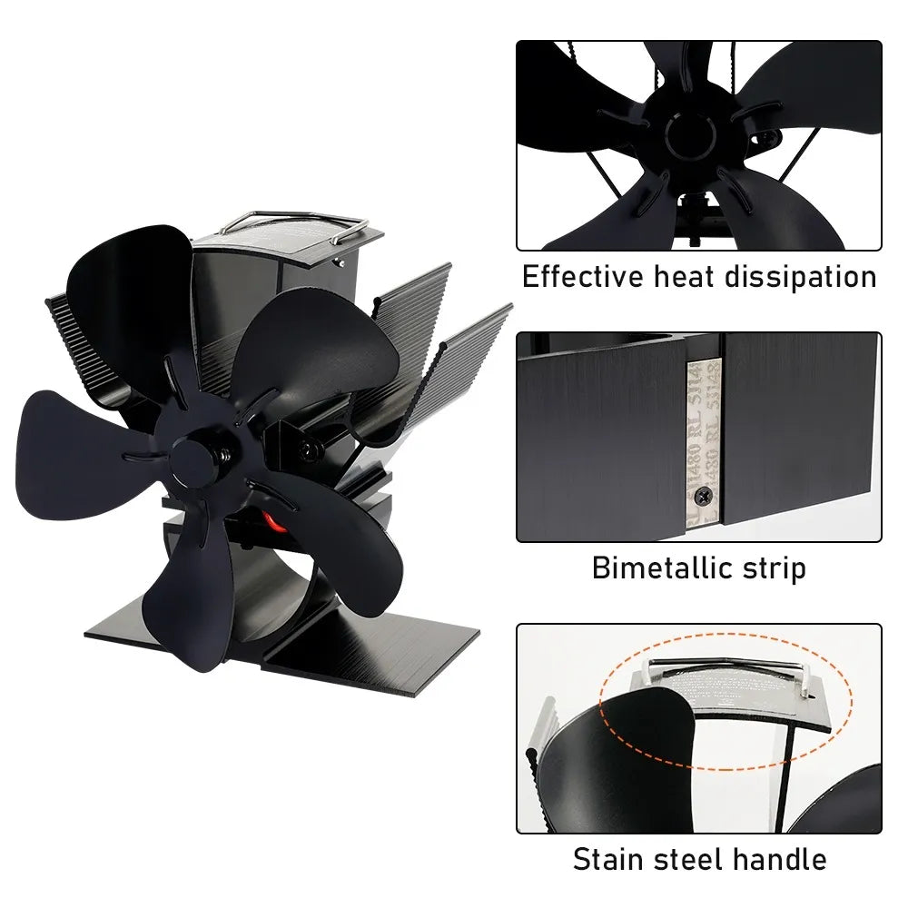 Stornfield | Best Wood Burner Stove Fan for Log Burning Fire Stove