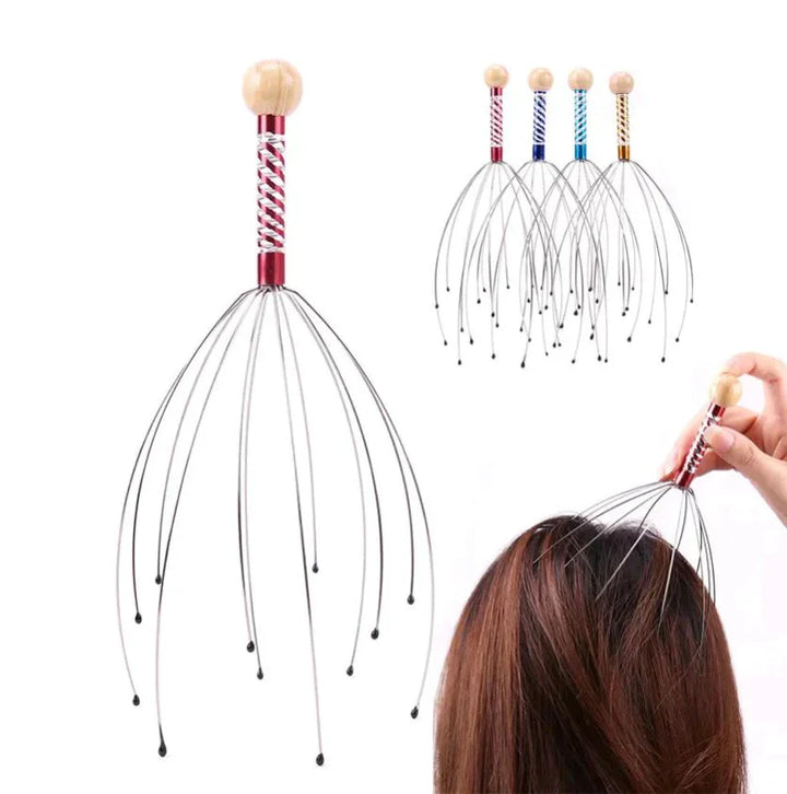 Relaxing Head Scalp Massage Octopus Manual Massager Stornfield