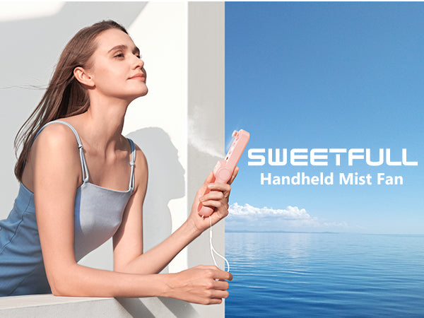 Misting Fan Portable, Handheld Personal Mister Fans | Stornfield