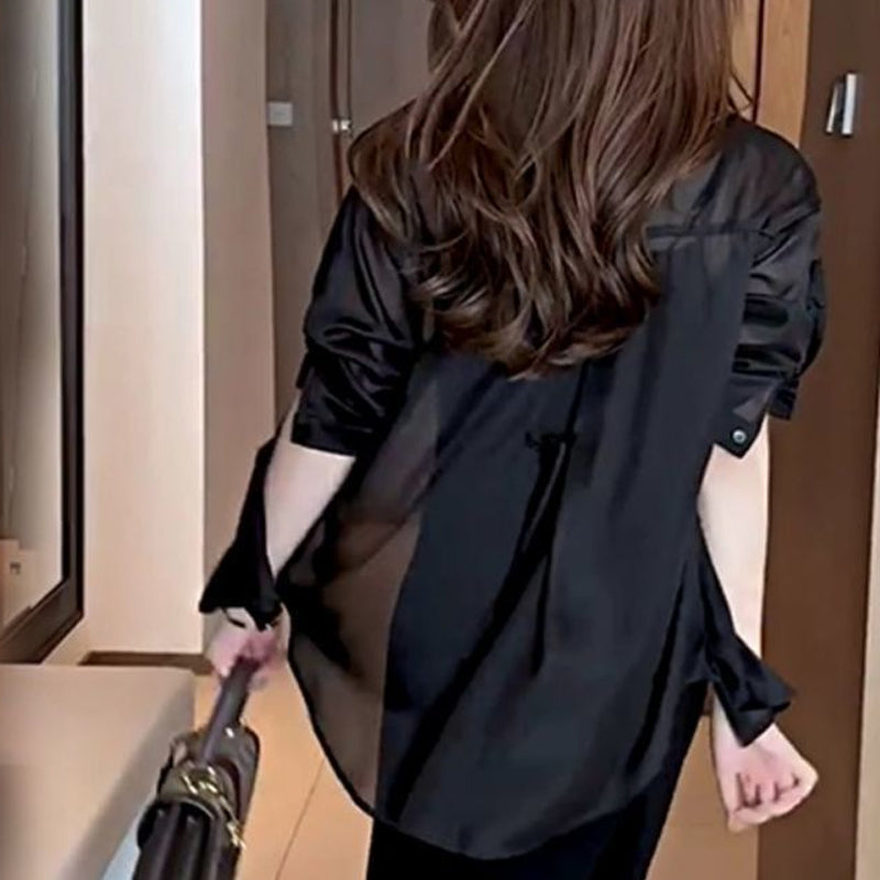 Silk chiffon summer blouse | Stornfield