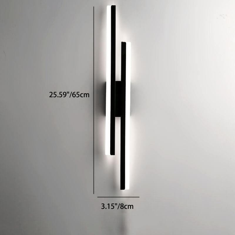 Stornfield | LuxLine Modern LED Wall Light | Minimalist Design | Iron & Acrylic | Dimmable Light