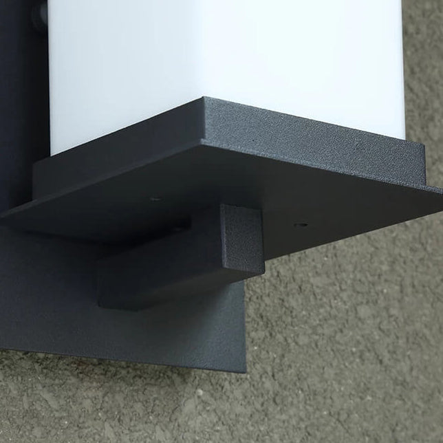 Modern Chinese Square Outdoor Waterproof 1-Light Wall Sconce Lamp | Stornfield