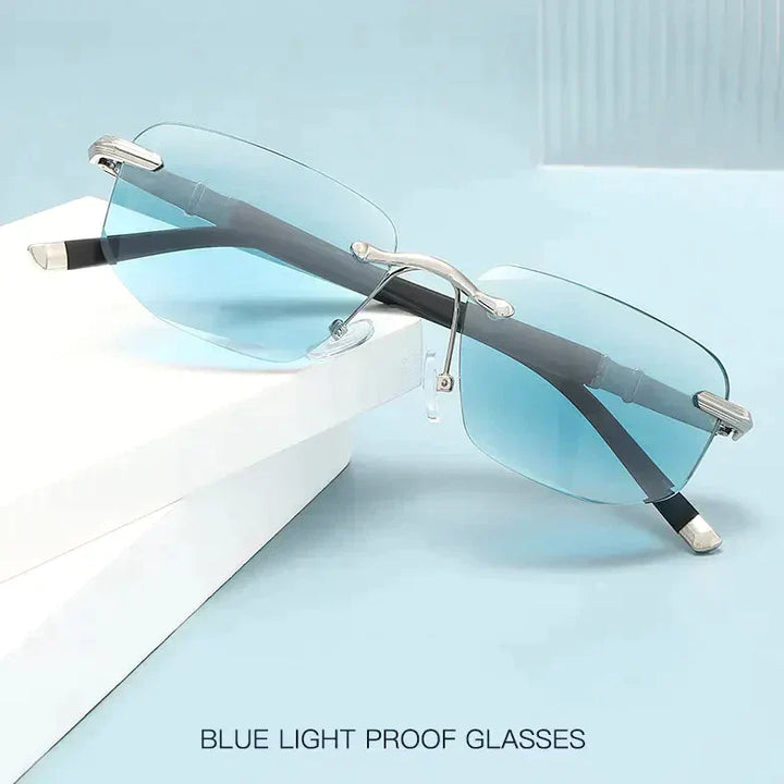 Stornfield | Sapphire High Hardness Anti-Blue Light Wide and Near Reading Glasses Sunglasses