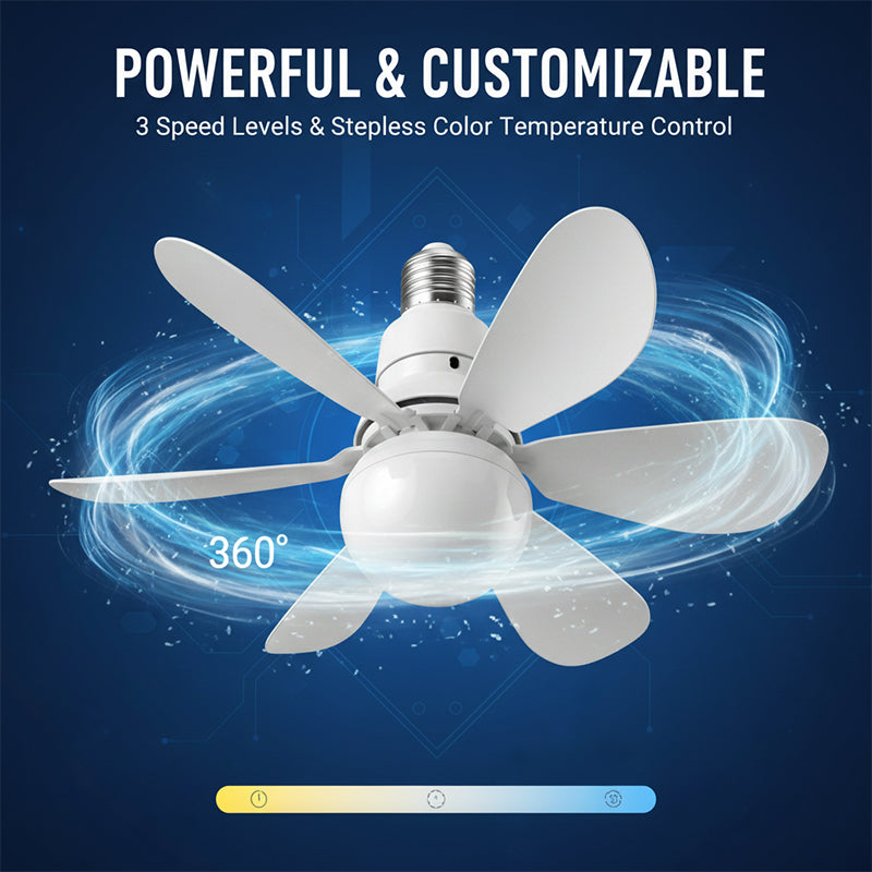 Modern Low Profile Ceiling Fan Light | Stornfield