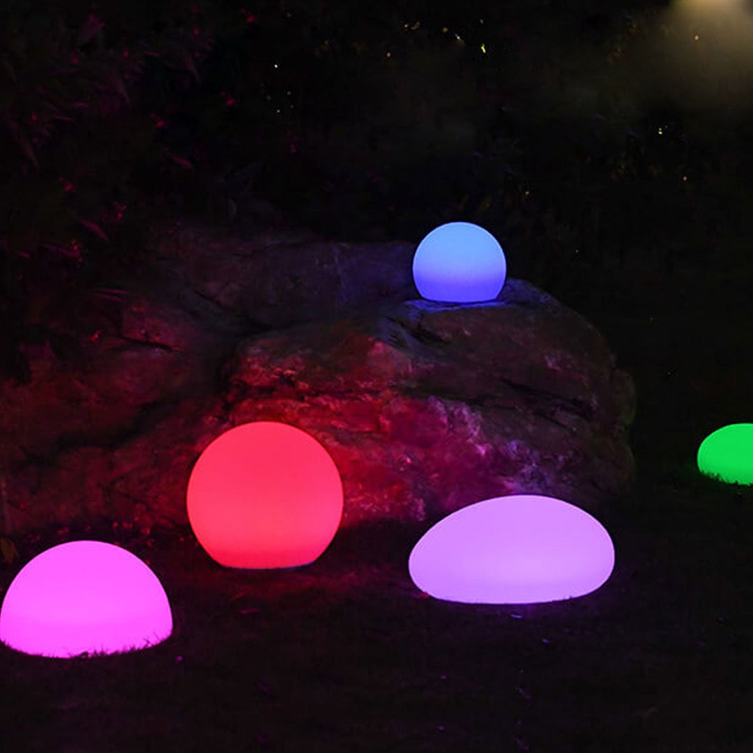 Solar Waterproof PE Spherical LED Outdoor Decorative Lawn Light | Stornfield