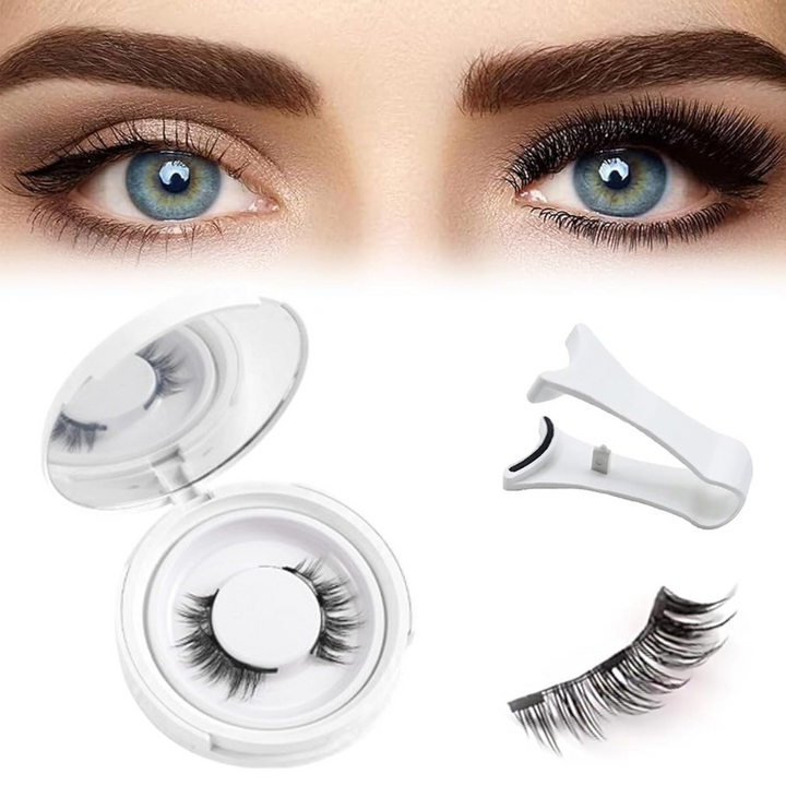 Stornfield | Reusable Magnetic Eyelash and Tweezer Set – No Glue Required