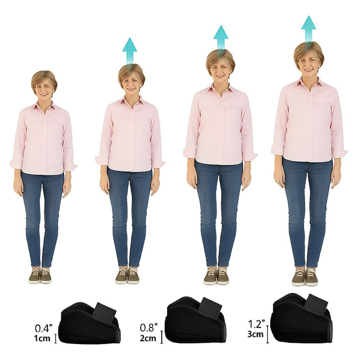 ElevateEase | Heel Lift Inserts – Height Increase – Pain Relief – Posture Improvement – Daily Comfort Stornfield