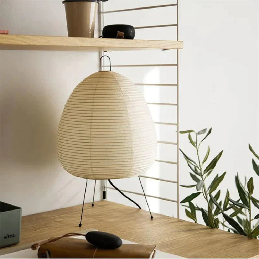 ZenLicht Japanese Floor Lamp – Minimalist Floor Lamp made of Rice Paper and Bamboo | Stornfield