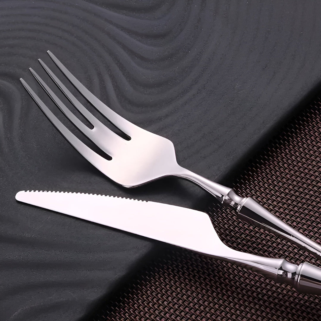 Cutlery set made of stainless steel – DuraStornfielde and Elegant | Perfect for everyday & guests | Stornfield