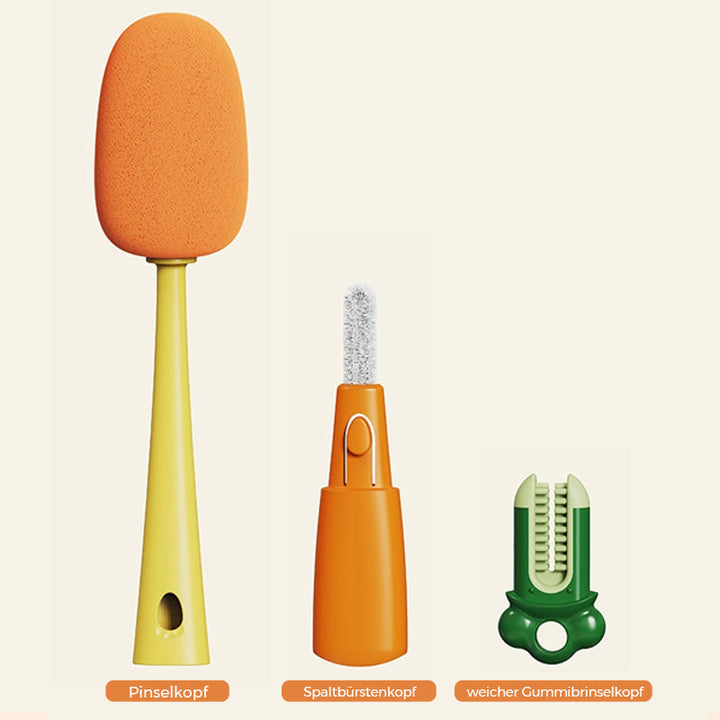 Multifunctional cleaning brush in carrot shape | Stornfield
