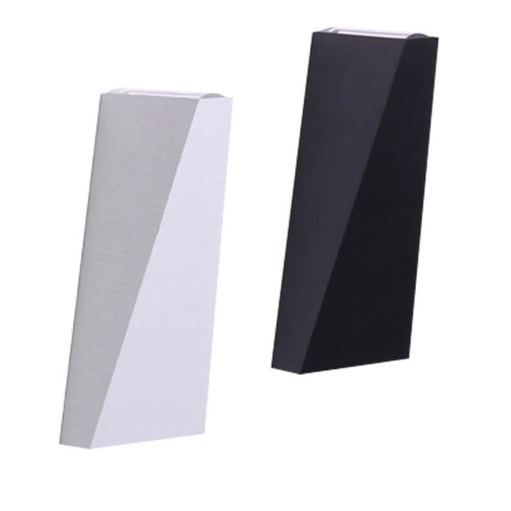 Simple Trapezoidal Outdoor Waterproof LED 2-Light Wall Sconce Lamp | Stornfield