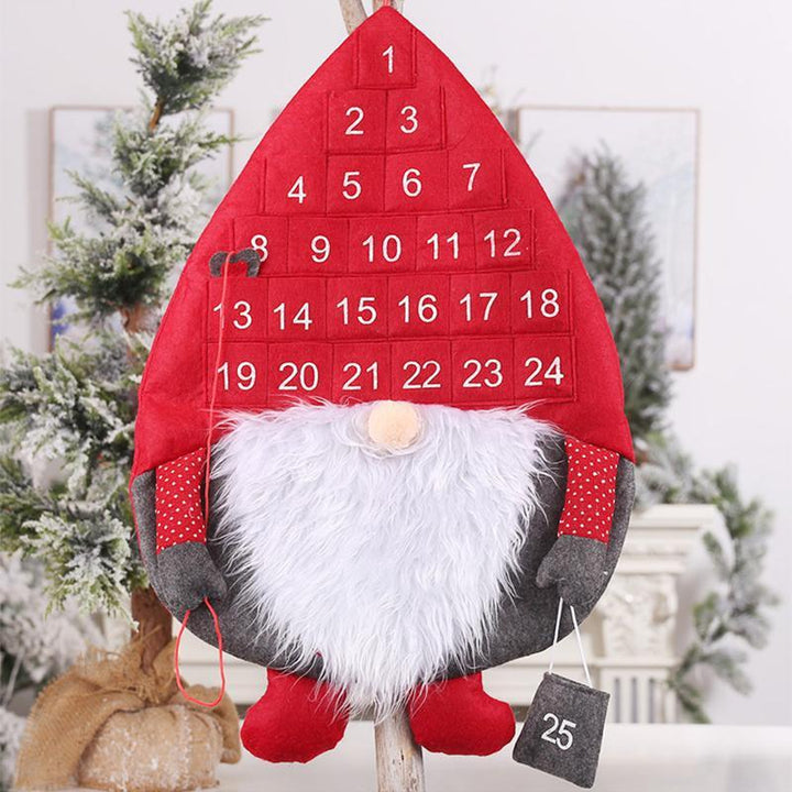 Countdown To Christmas Santa Pendant Advent Calendar | Stornfield