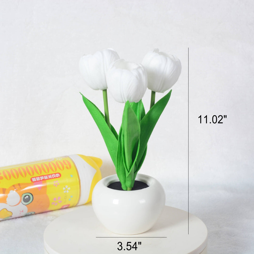 Stornfield | LED Table Lamp Night Tulip Peony Creative Modern Simulation