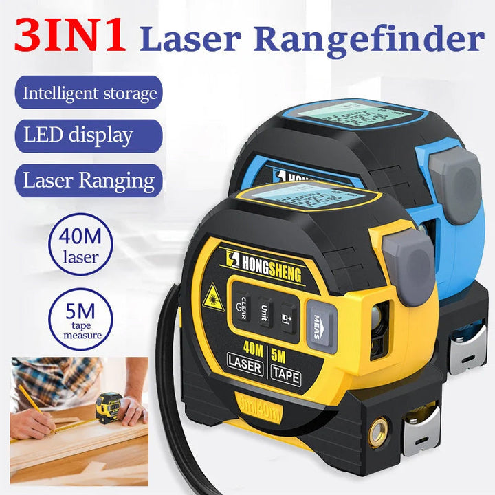 3-In-1 Infrared Laser Tape Measuring | Stornfield