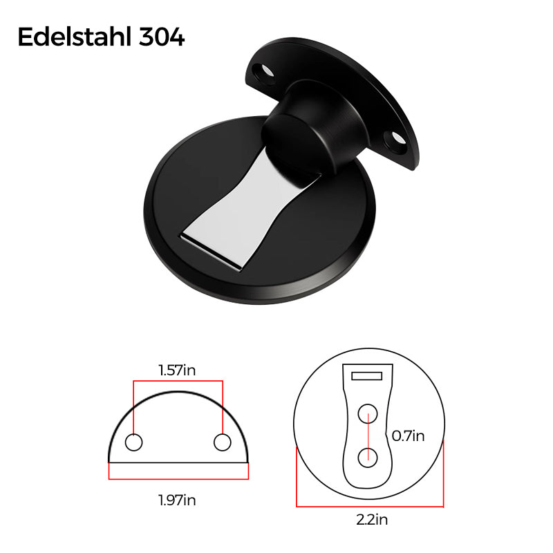 Stornfield | Invisible Stainless Steel Magnetic Door Stop