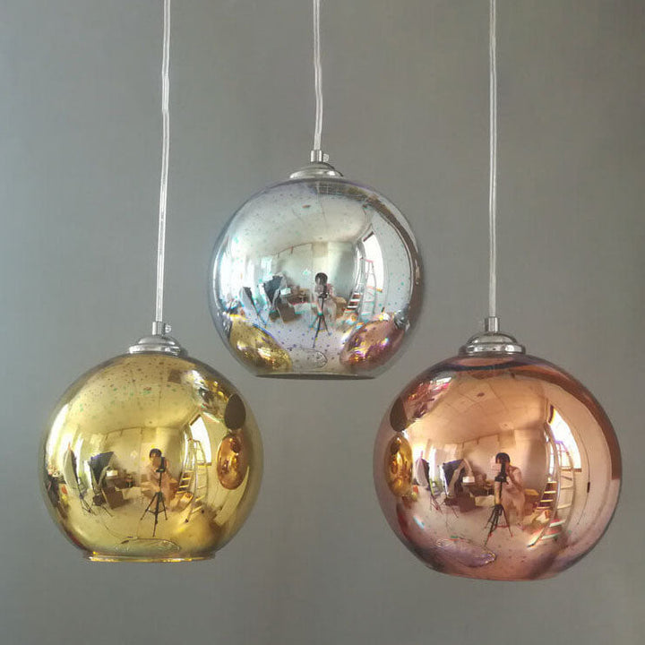 Stornfield | Creative Modern 3D Firework Color Glass Single Light Dome Pendant