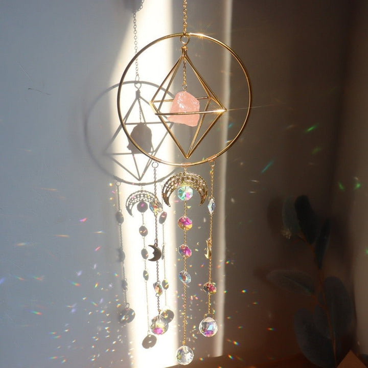 Stornfield | LumiChime Crystal Wind Chime | Harmonious Sounds | Garden and Indoor Decor | Sparkling Design