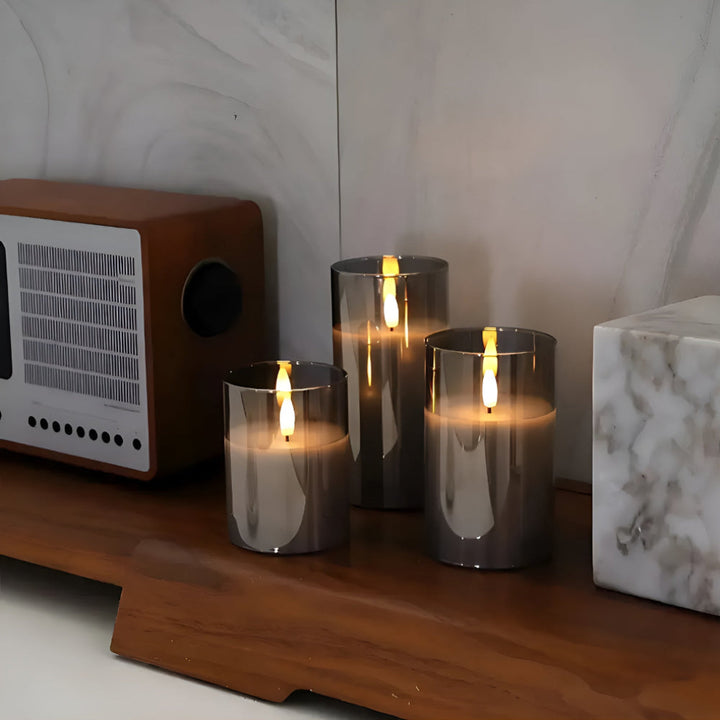 3D Flicker Flameless Candle Set | Stornfield