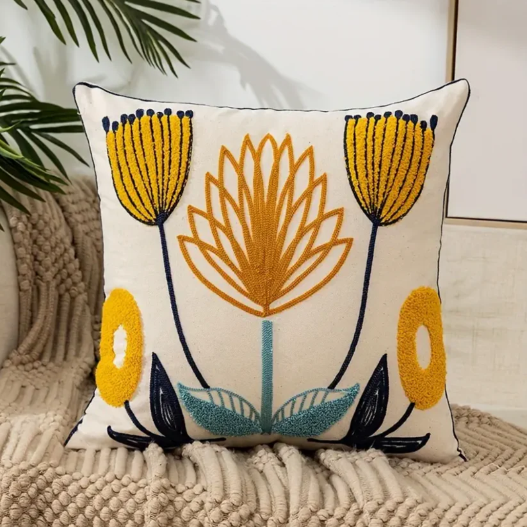 Decorative Cushion FloraSoft – Decorative Flower Cushion with Removable Cover | Stornfield