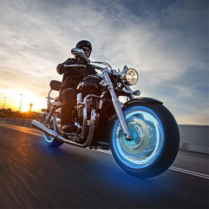 LED Light Valve Cap for Bicycle Wheel | Stornfield