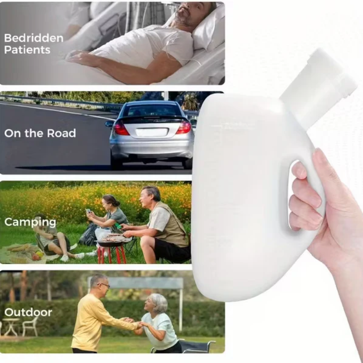 Portable urinal bottle – Reusable 2000ml | Stornfield