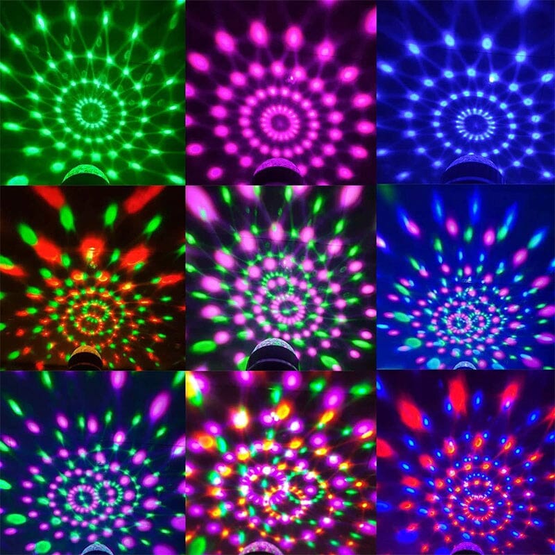LED Disco Ball Colorful Rotating Bulb | Stornfield