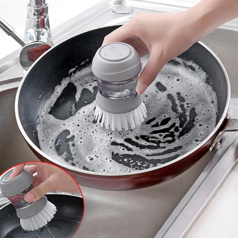Washing Brush with Integrated Detergent Dispenser | Stornfield