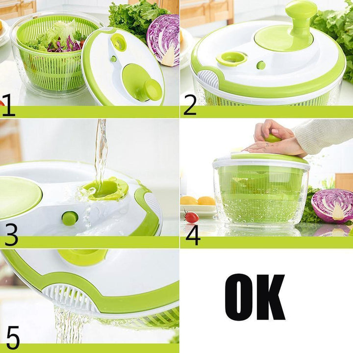 Household Salad Dehydrator Manual Vegetable Washing Machine | Stornfield