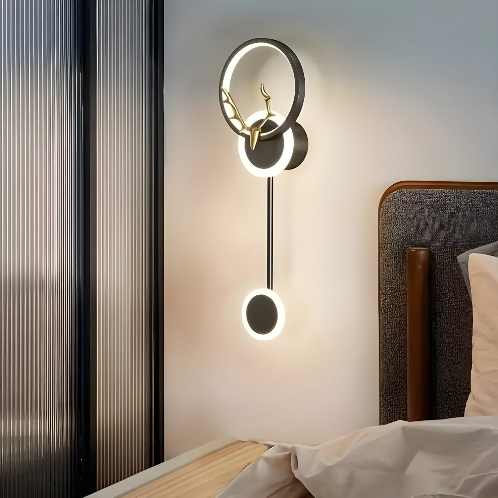 Elegant double wall light for minimalist and atmospheric lighting in the Stornfield home