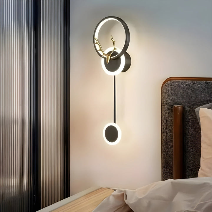 Elegant double wall light for minimalist and atmospheric lighting in the Stornfield home