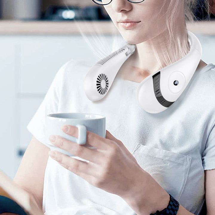 Rechargeable Bladeless Portable Neck Fan | Stornfield