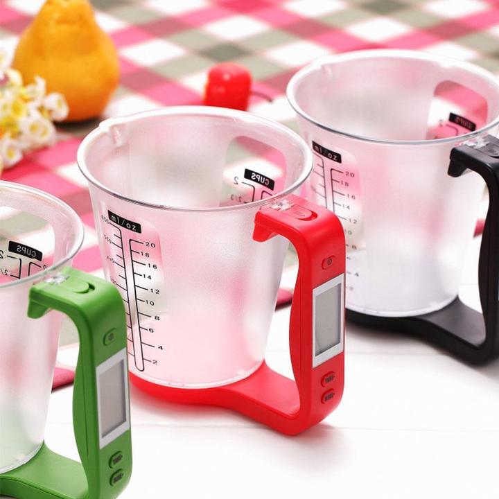 Digital kitchen measuring cup scale with LCD | Stornfield