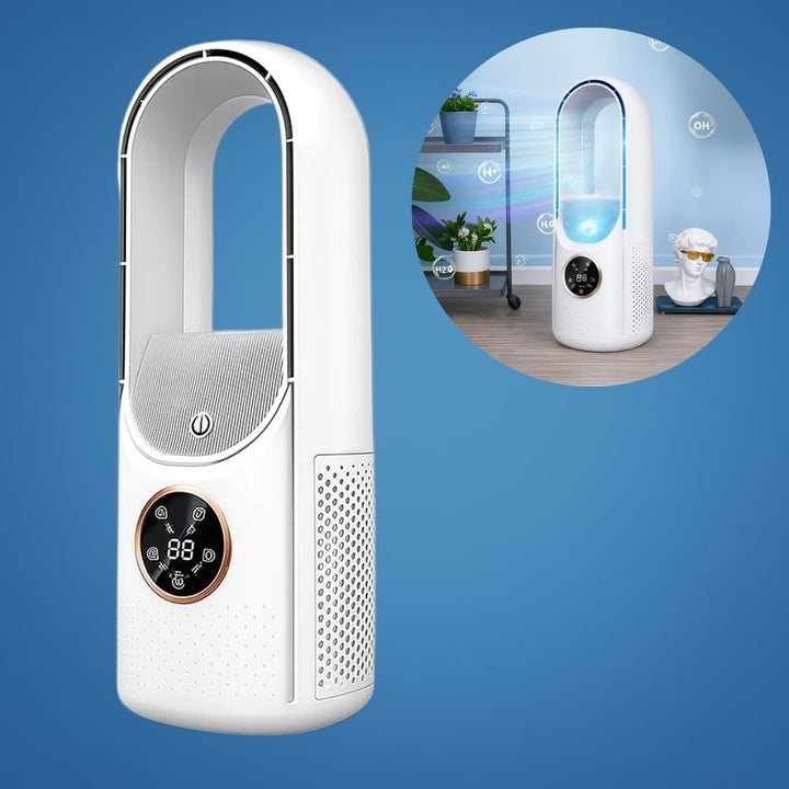 CoolMist | Portable Air Cooler Humidifier - Adjustable Quiet Mist - Compact USB Powered - Office and Bedside Personal Comfort for All-Day Freshness Stornfield