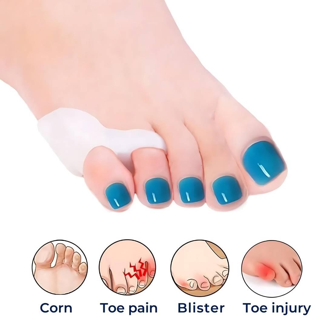 ToeGuard Orthopedic Toe Spacers | Bunionette Corrector - Little Toe Straightener - for Bunions - Hammertoe and Toe Alignment Stornfield