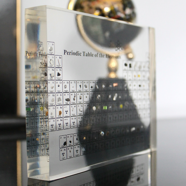 Illuminated Periodic Table with Real Elements - Elementa | Stornfield