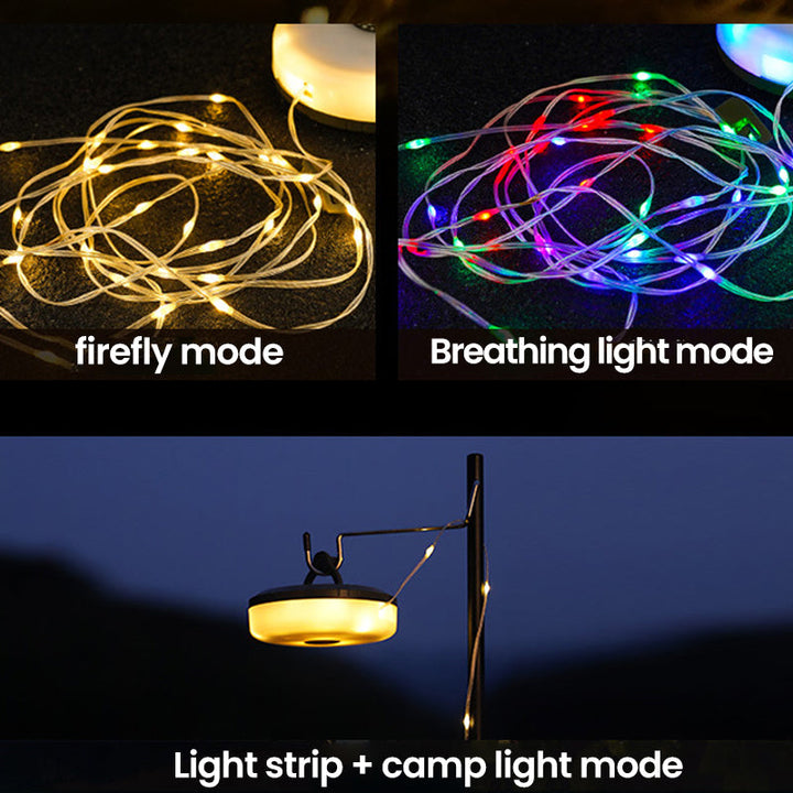 Outdoor Waterproof Portable Stowable String Light 10m | Stornfield
