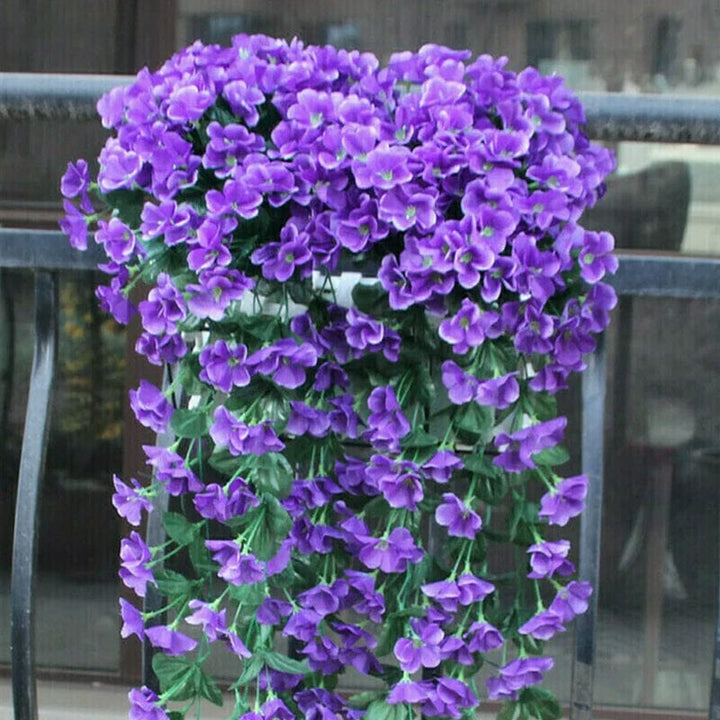 Vivid Artificial Hanging Orchid Bunch | Stornfield