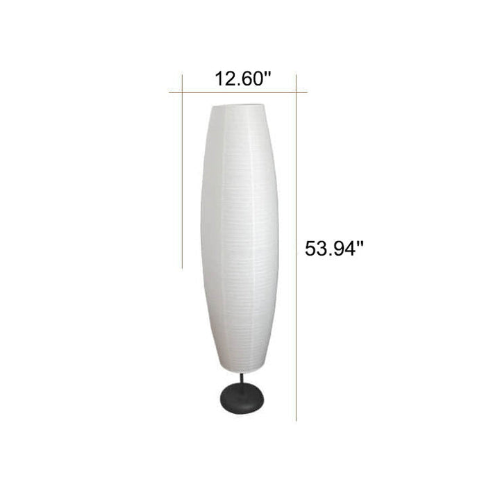 Modern floor lamp with double lampshade – LumiTwins design lamp 137 cm high | Stornfield