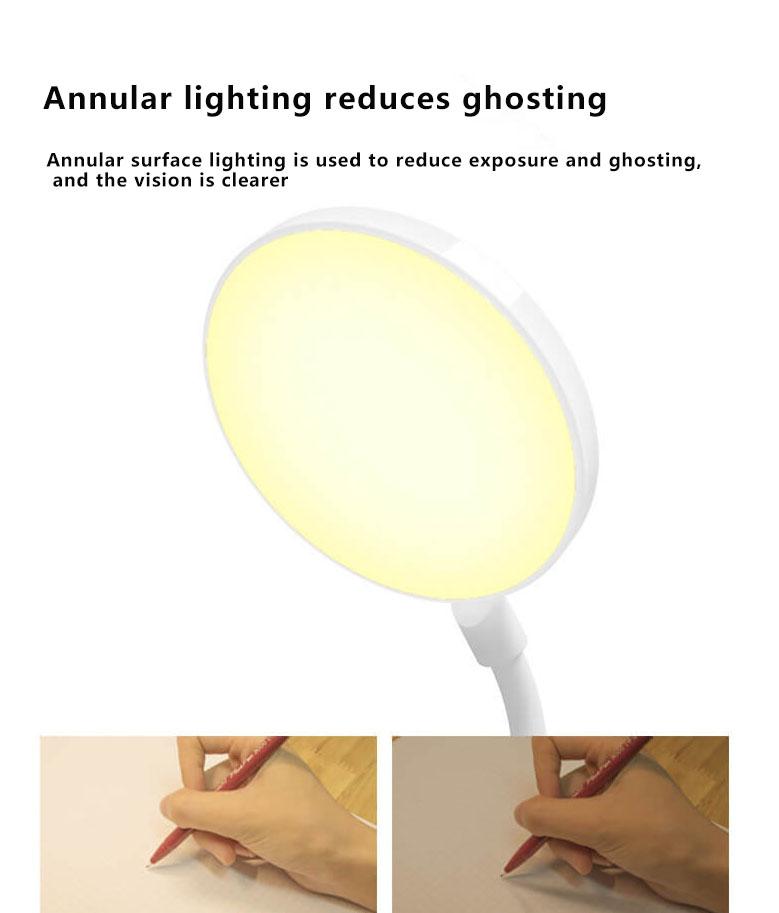 Stornfield | Simple Clip-On Rechargeable LED Desk Lamp Eye Protection Night Light