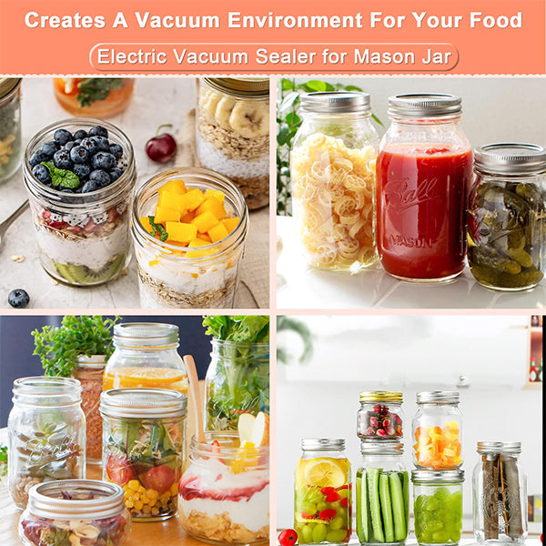 Electric Vacuum Sealer For Mason Jars | Stornfield