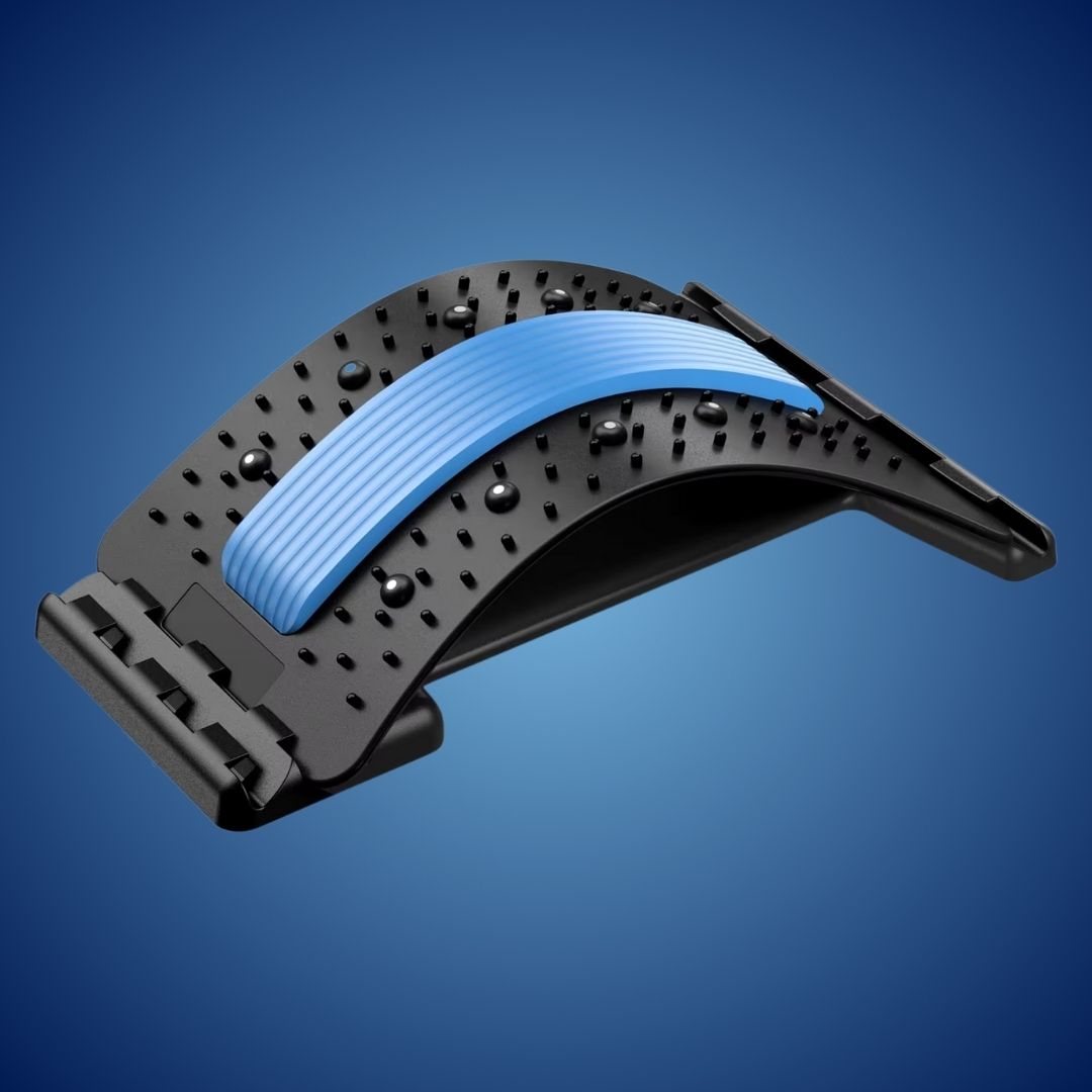 SpineRelief Orthopedic Back Stretcher | Posture Correction and Pain Relief – Sciatica - Herniated Disc - Chronic Back Pain Support Stornfield
