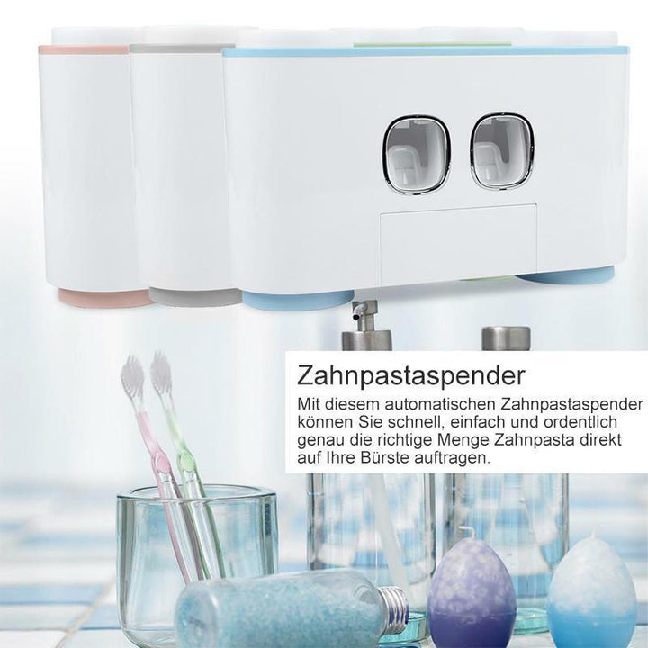 Automatic toothbrush holder and toothpaste dispenser set | Stornfield