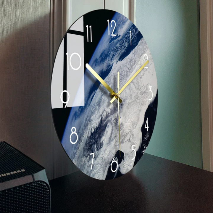 Artistic glass wall clock for stylish interiors | Stornfield