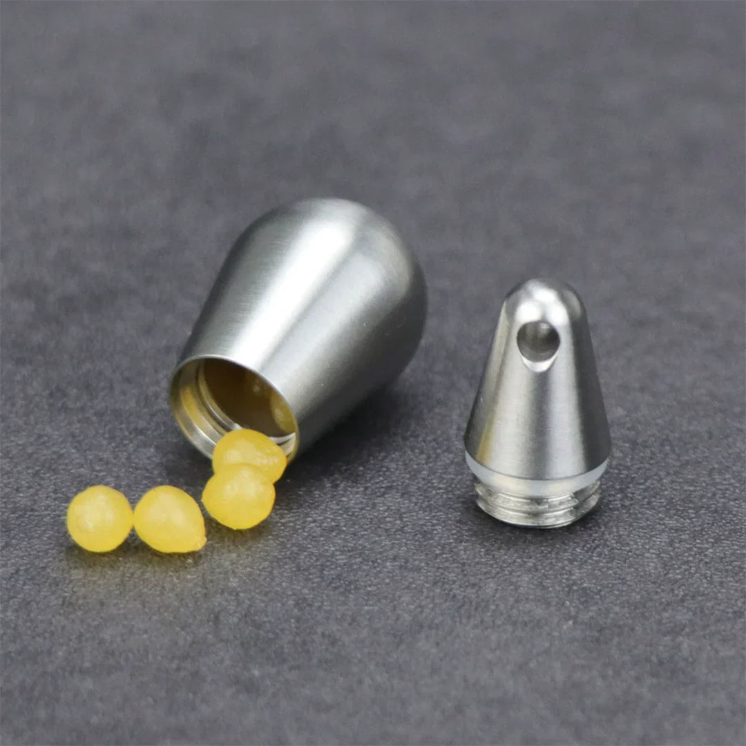 Stornfield | Titanium Droplet Mini Pill Box - Waterproof Travel Case