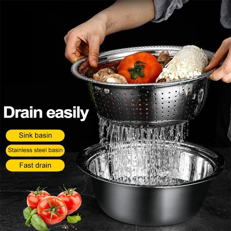 Multifunctional Stainless Steel Basin | Stornfield
