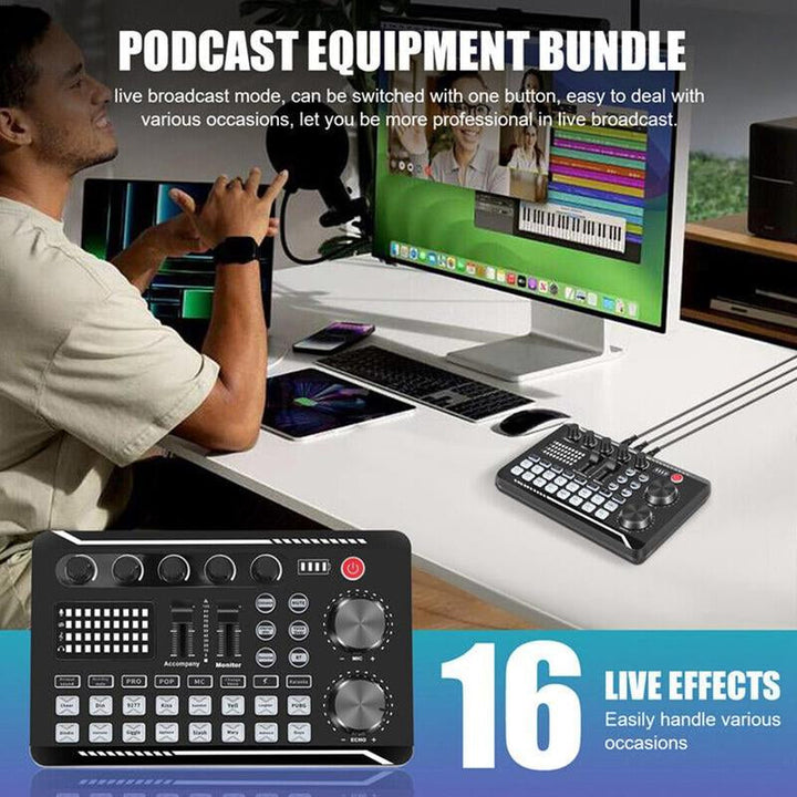 Live sound card with DJ mixer effects & voice changer | Stornfield