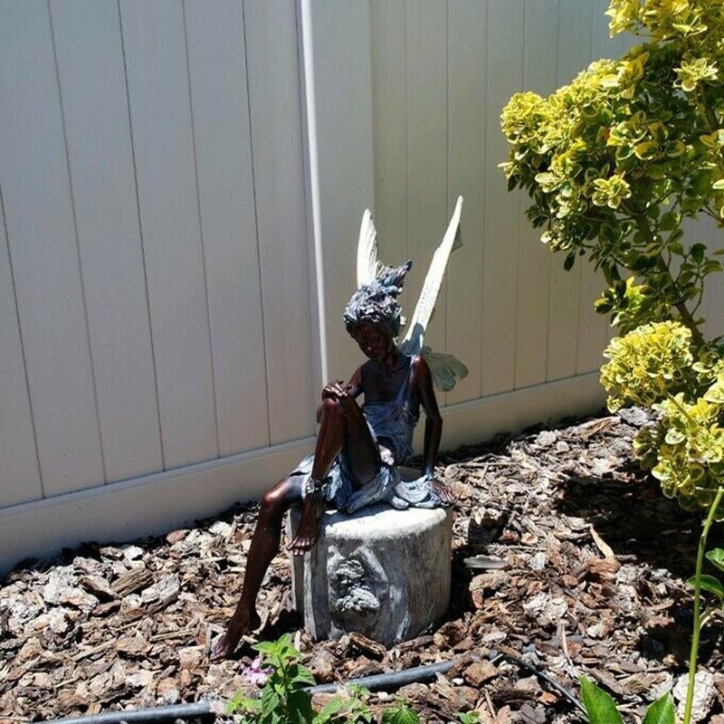 Stornfield | Sitting Fairy Garden Statue