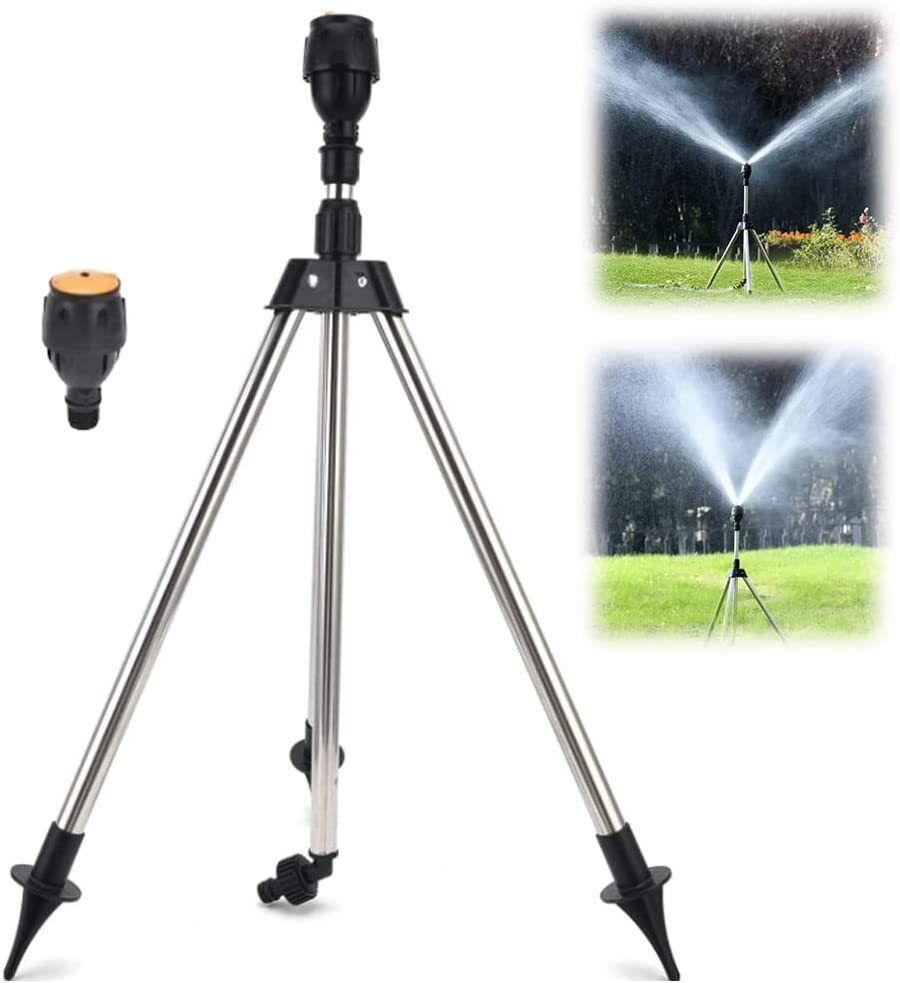 Stornfield | Automatic Rotating Garden Sprinkler with Retractable Tripod for the Garden