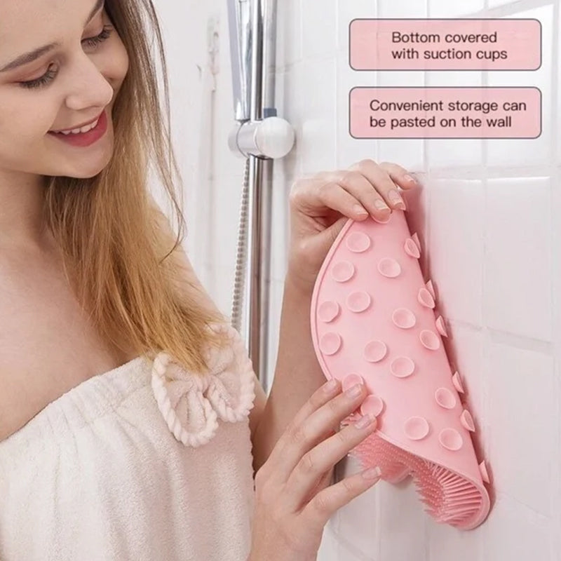 Shower Foot & Back Scrubber, Anti-Skid Bathroom Silicone Massage Pad | Stornfield