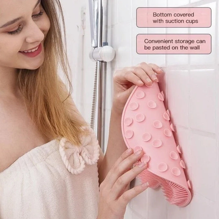 Shower Foot & Back Scrubber, Anti-Skid Bathroom Silicone Massage Pad | Stornfield